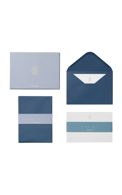 Printworks - Card & Envelope Set - Thanks; Blue - Blue
