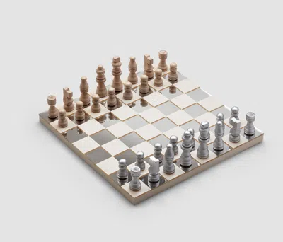 Printworks Chess Mirror In Brown