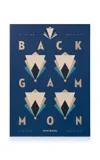 Printworks Classic Art Of Backgammon Mirror In Blue
