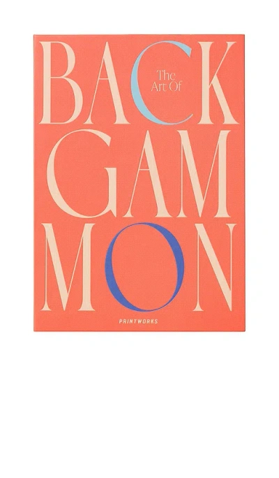 Printworks Art Of Backgammon In Orange