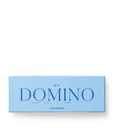 Printworks Classic Dominoes Set In Blue