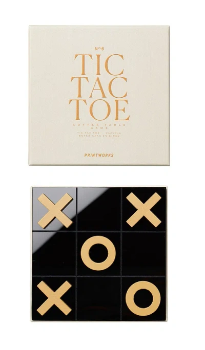 Printworks Classic Tic Tac Toe In White