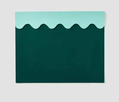 Printworks Desk Pad - Green/turquoise