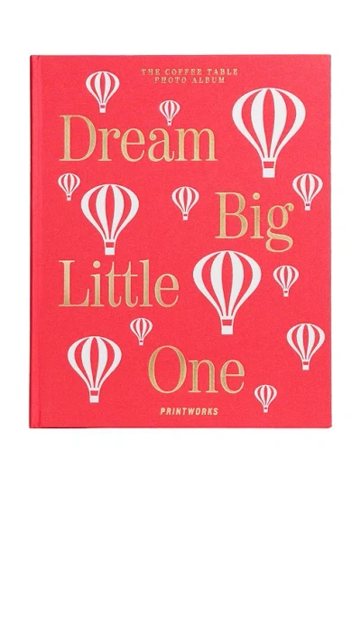 Printworks Dream Big Little One Baby Album In Red