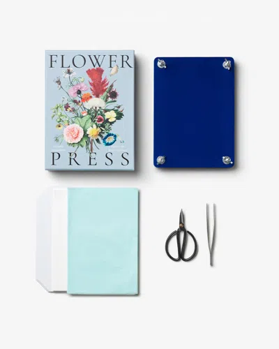 Printworks Flower Press Kit In Blue