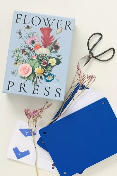 Printworks Flower Press Kit In Blue