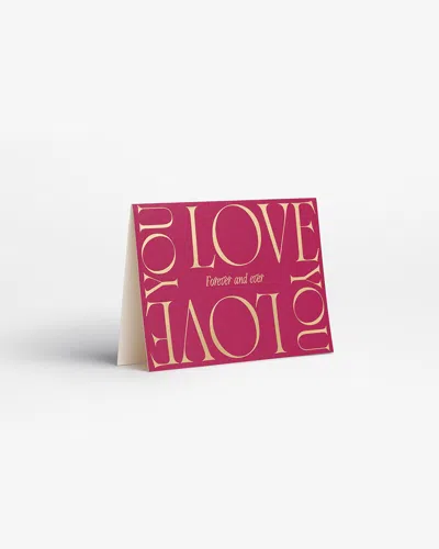 Printworks Forever And Ever, Maroon In Pink