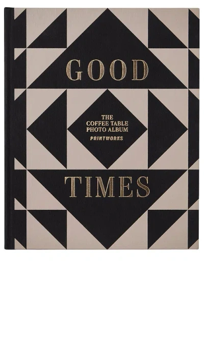 Printworks Good Times, Triangles Photo Album In Black & Beige