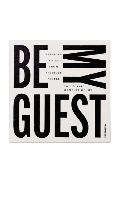 Printworks Guest Book In White