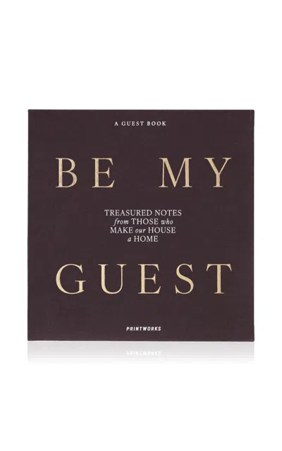 Printworks - Guest Book - Black