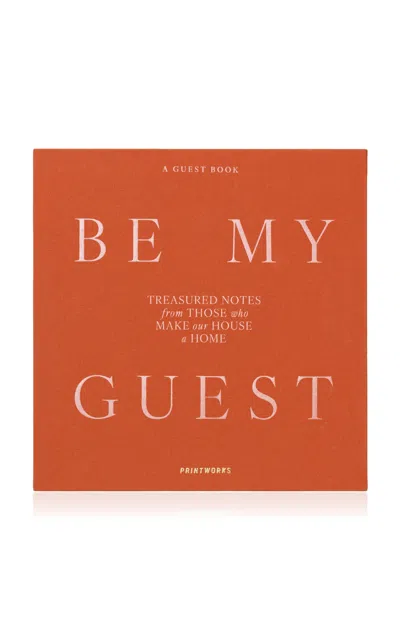 Printworks - Guest Book - Orange