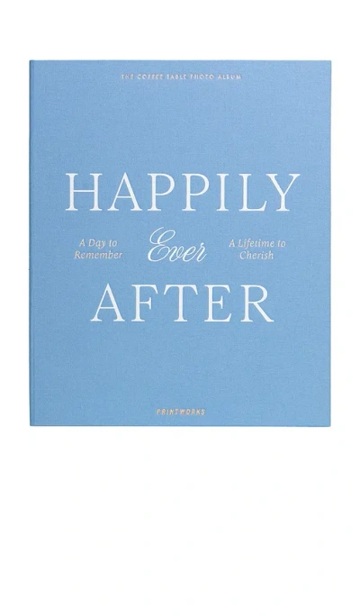 Printworks Happily Ever After Wedding Album In Blue