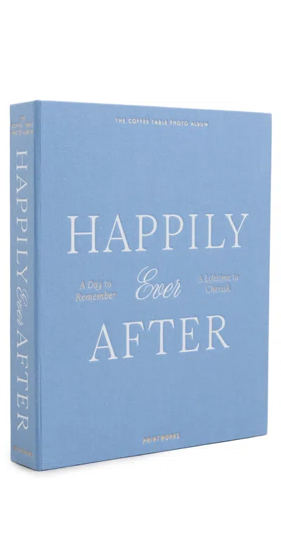 Printworks Happily Ever After Wedding Album Blue