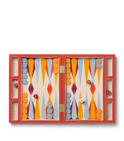 Printworks Lacquered Backgammon Set In Multi