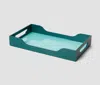 PRINTWORKS LACQUERED TRAY - GREEN, M