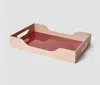 PRINTWORKS LACQUERED TRAY - MAROON, L