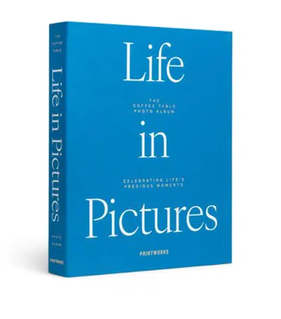 Printworks Life In Pictures Photo Album Book In Blue