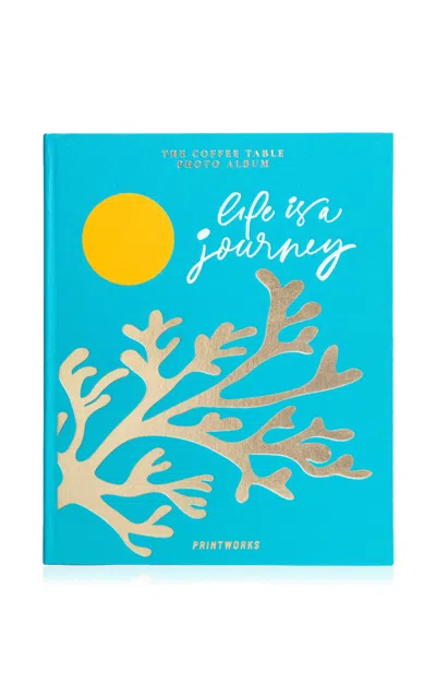 Printworks Life Is A Journey Photo Album In Blue