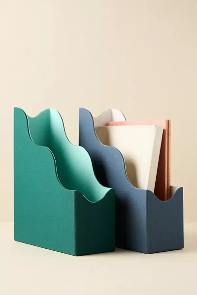 Printworks Magazine Rack Organizer In Green
