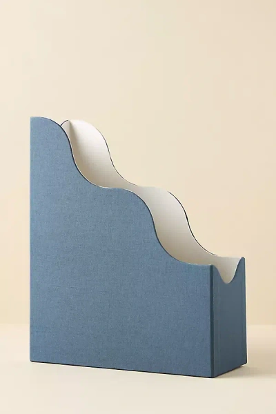Printworks Magazine Rack Organizer In Blue