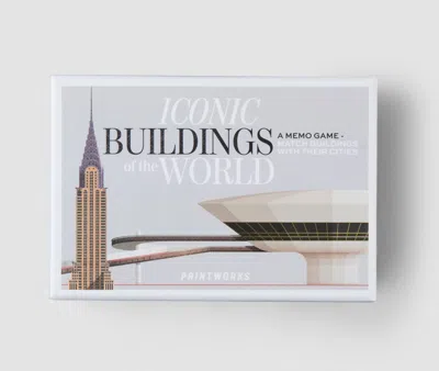 Printworks Memo Game - Iconic Buildings In Gray