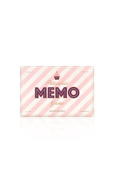 Printworks - Memo Game - Patisserie - Multi In Pink