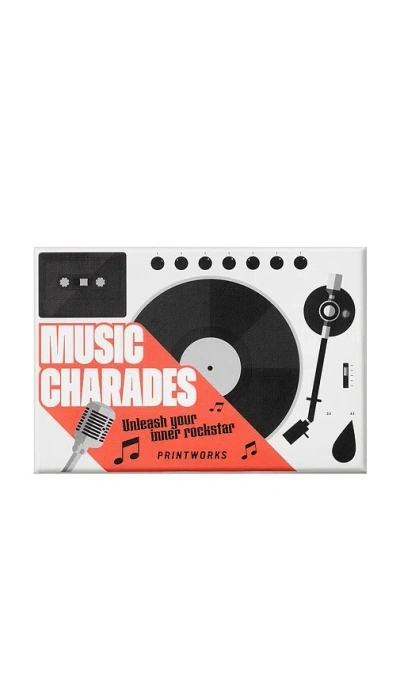 Printworks Music Charades In White