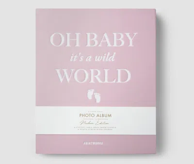 Printworks Photo Album - Baby It's A Wild World (pink)