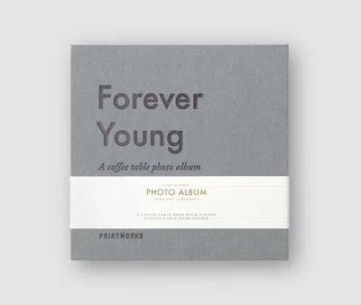 Printworks Photo Album - Forever Young (s) In Grey
