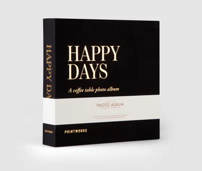 Printworks Happy Days Photo Album In Black