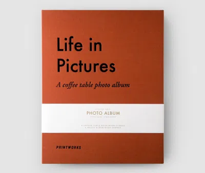 Printworks Photo Album - Life In Pictures In Brown