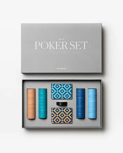 Printworks Poker Set, Classic In Orange
