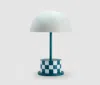 PRINTWORKS PORTABLE LAMP - RIVIERA, CHECKERS