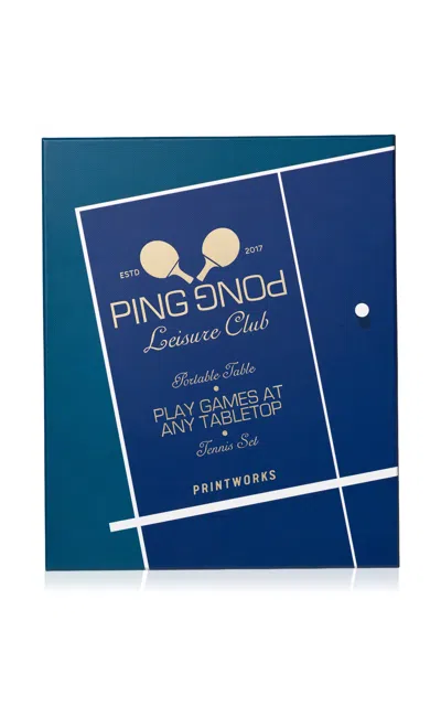 Printworks Portable Table Tennis In Blue