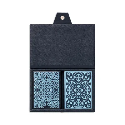 Printworks Reverra Double Playing Card Set In Blue