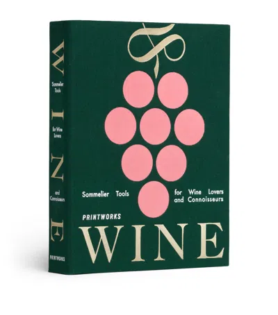 Printworks The Essentials Wine Tools Gift Set In Green