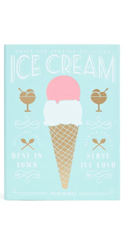 PRINTWORKS THE ESSENTIALS - ICE CREAM TOOLS AQUA