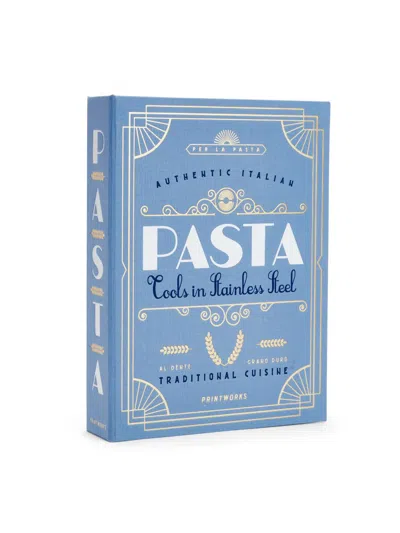 Printworks Pasta Essentials Gift Set Book In Bright Blue