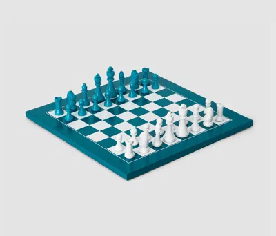 Printworks The Gambit - Wood Chess In Green