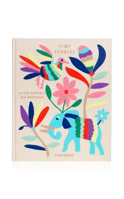 Printworks - Tiny Stories Embroidered Photo Album - Nude In Multi