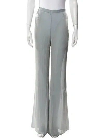 Pre-owned Priscavera Flared Pants W/ Tags In Blue