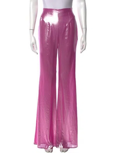Pre-owned Priscavera Flared Pants W/ Tags In Pink