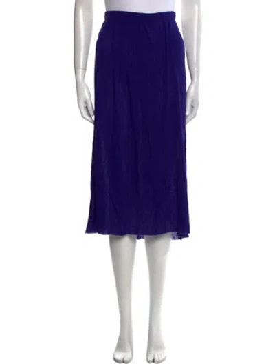 Pre-owned Priscavera Knee-length Skirt In Blue