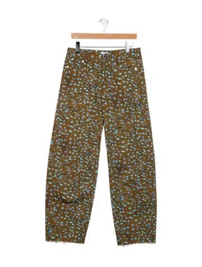 Pre-owned Priscavera Mid-rise Straight Leg Jeans W/ Tags In Multicolor