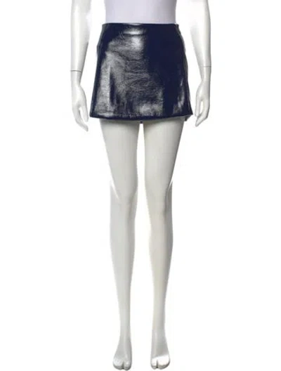 Pre-owned Priscavera Mini Skirt In Grey