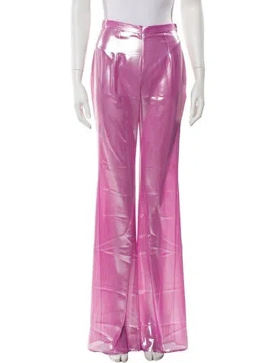 Pre-owned Priscavera Straight Leg Pants W/ Tags In Purple