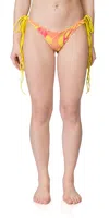 Priscavera Terry Jacquard Bikini Bottom In Yellow