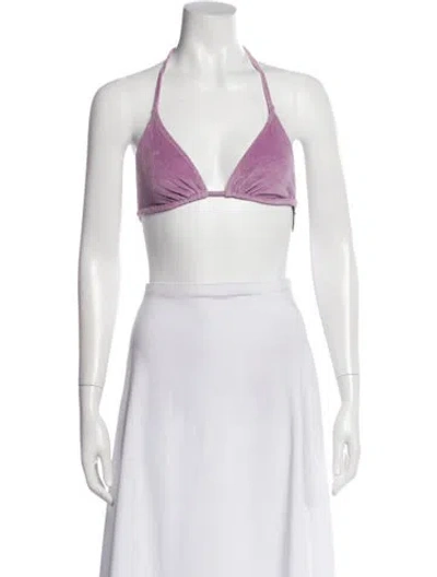 Pre-owned Priscavera Top W/ Tags In Purple