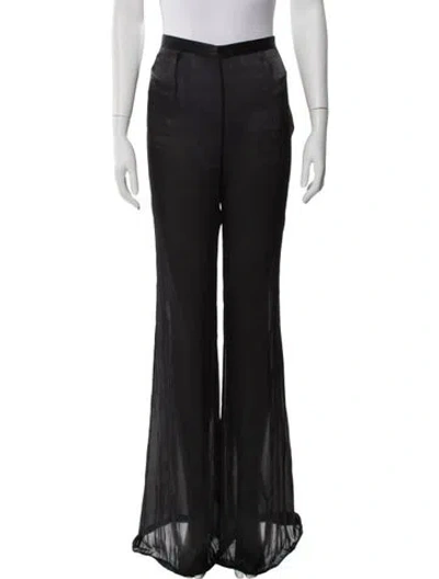 Pre-owned Priscavera Wide Leg Pants In Gray