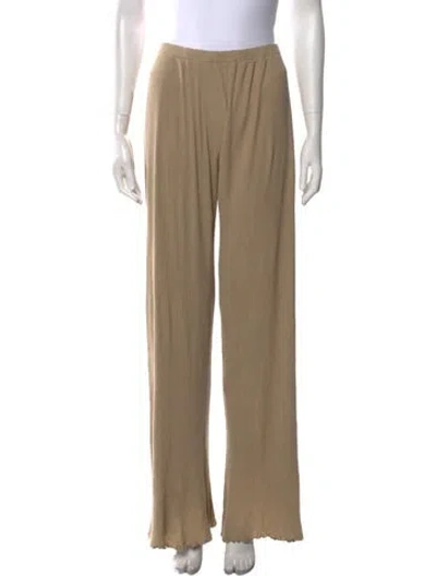Pre-owned Priscavera Wide Leg Pants In Neutral